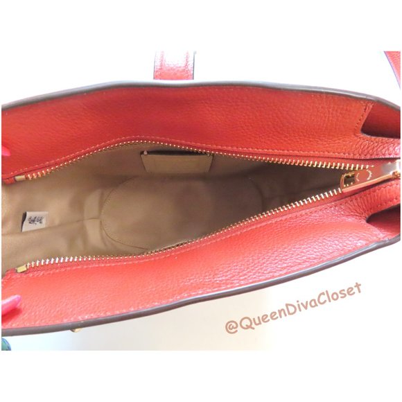 Lane Bucket Bag Purse Satchel Crossbody In Signature Canvas C8597 - Picture 7 of 12